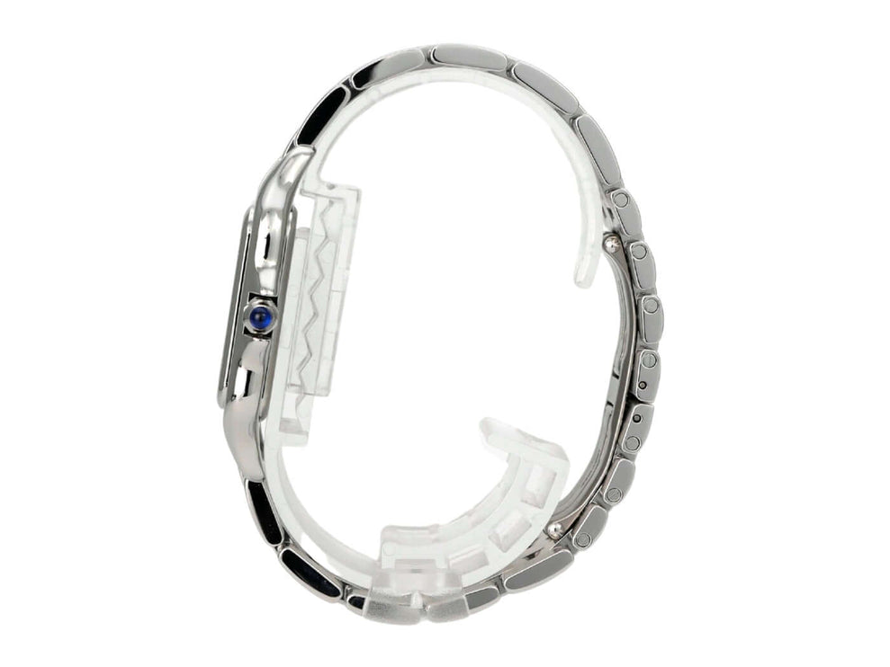 Cartier Panthere de Cartier WSPN0016 Edelstahlarmband und Gehäuseansicht von der Seite.