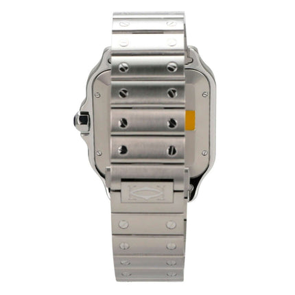 Cartier Santos de Cartier großes Modell WSSA0062 Edelstahlband von hinten
