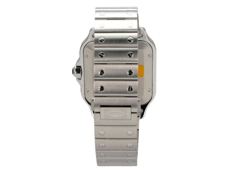 Cartier Santos de Cartier großes Modell WSSA0062 Edelstahlband von hinten