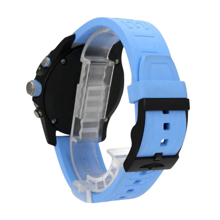 Breitling Endurance Pro X82310281B1S1 mit blauem Kautschukband von der Seite