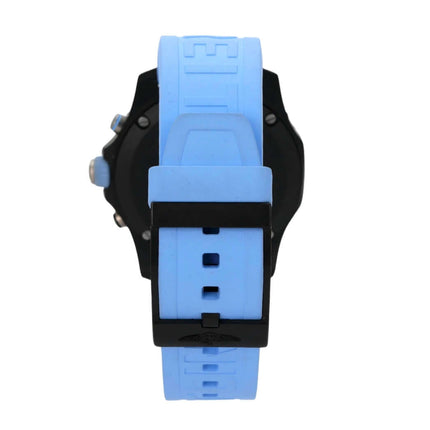 Breitling Endurance Pro X82310281B1S1 blaues Kautschukband mit schwarzem Gehäuse