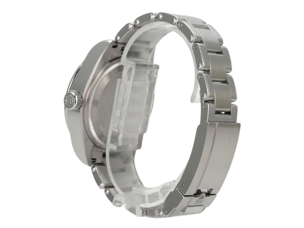 Tudor Heritage Black Bay Pro M79470-0004 Edelstahlarmband und Gehäuseansicht mit polierter und satinierter Oberfläche.