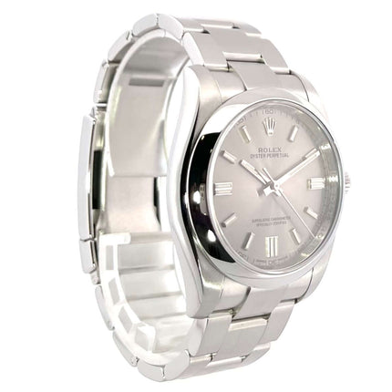 Rolex Oyster Perpetual 36 Ref. 116000 Zifferblatt Stahl LC100 Automatikuhr aus Edelstahl mit Leuchtindizes in sehr gutem Zustand