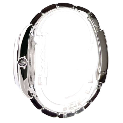 Rolex Oyster Perpetual 36 Ref. 116000 Armbandansicht, Edelstahl, Automatik, Chronometer, Faltschließe, gebraucht, sehr guter Zustand.