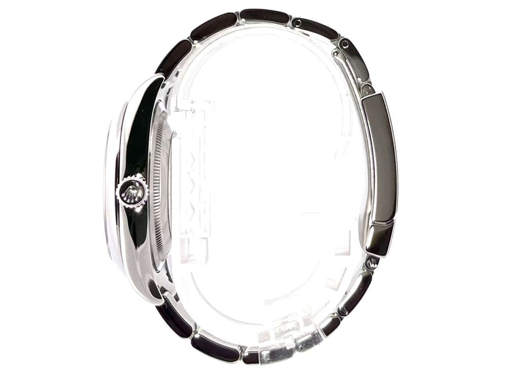 Rolex Oyster Perpetual 36 Ref. 116000 Armbandansicht, Edelstahl, Automatik, Chronometer, Faltschließe, gebraucht, sehr guter Zustand.