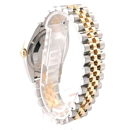 Rückansicht Rolex Datejust 36 Edelstahl Gelbgold mit Jubilé-Band