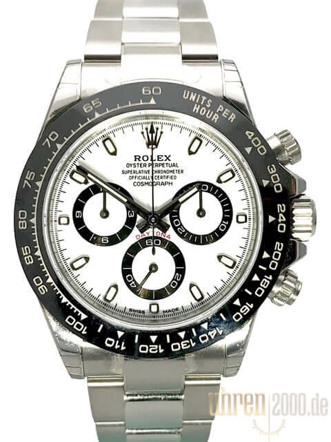 Rolex Daytona Stainless Steel 116500 LN Dial White Bonded