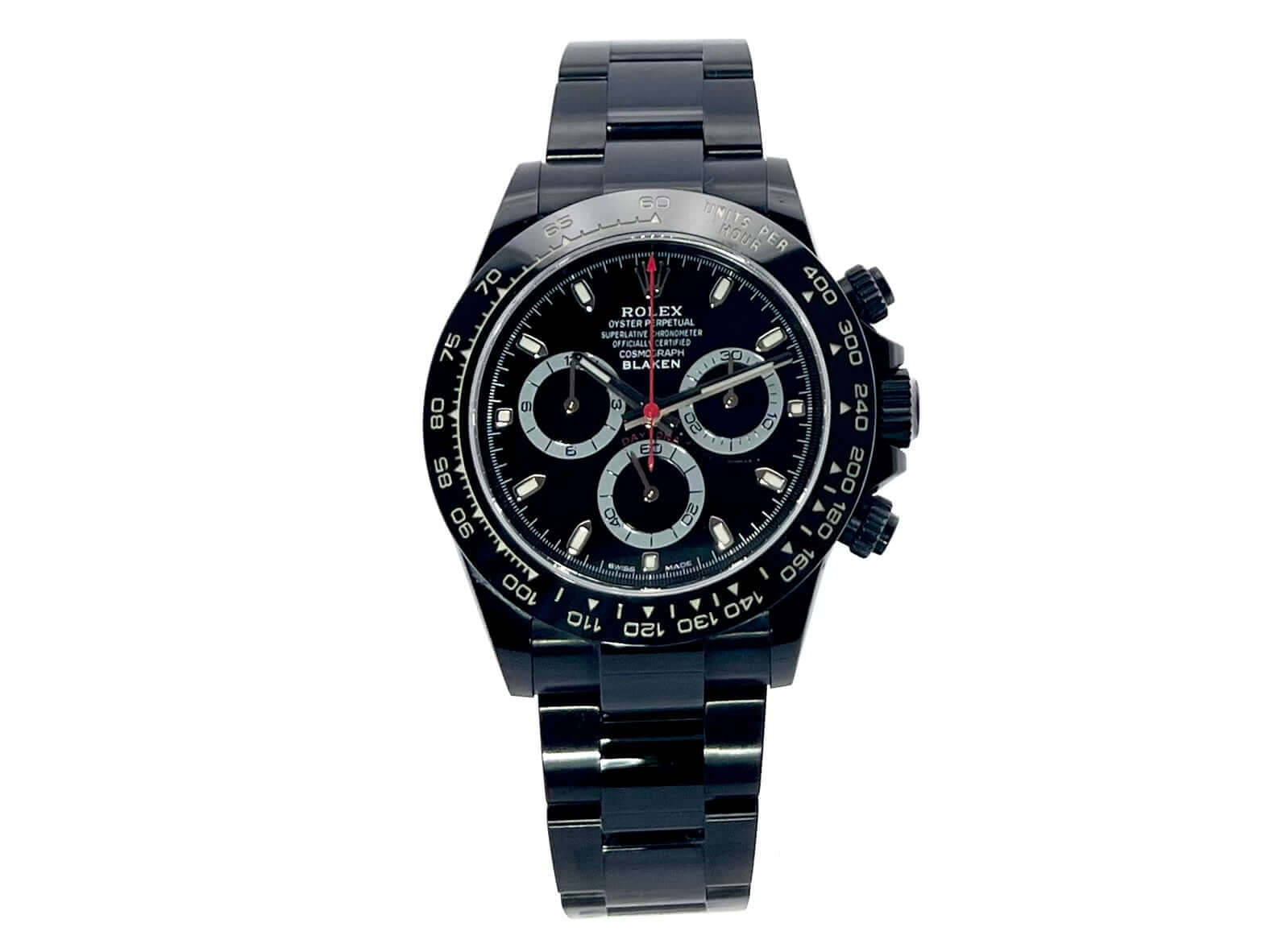 Rolex Daytona Stainless Steel 116500LN Black Blaken – Uhren2000