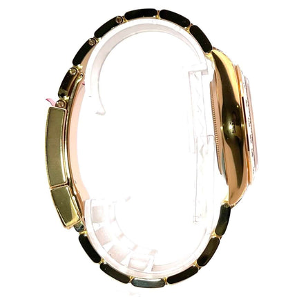 Rolex Cosmograph Daytona, Seitenansicht, 18 kt Gelbgoldgehäuse, Ref. 116508 Grün, ungetragen, aus 2019 LC100.