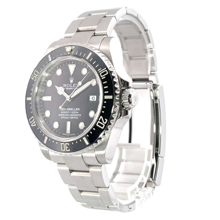 Rolex Sea-Dweller 4000 Ref. 116600 Taucheruhr mit schwarz Zifferblatt und Edelstahl Oysterband