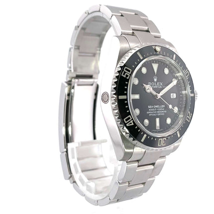 Rolex Sea-Dweller 4000 Ref. 116600, schwarz Zifferblatt, einseitig drehbare Lünette, Edelstahl Oysterband, 40mm Gehäuse, Uhr aus Jahr 2014