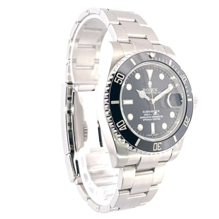 Rolex Submariner Date 116610LN Edelstahl aus 2011 mit poliertem und satiniertem Edelstahlgehäuse, schwarzer Keramik Lünette und Oyster Armband