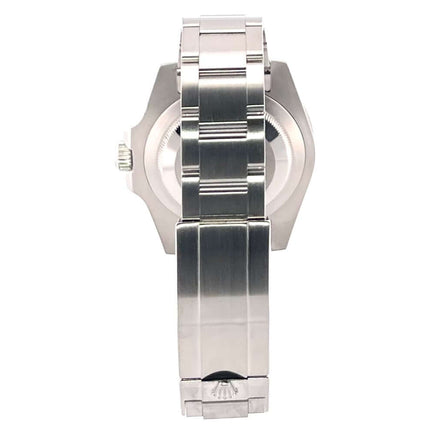 Rückansicht des Rolex Submariner Date 116610LN Edelstahl Armbands.