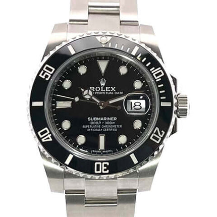 Rolex Submariner Date 116610LN Edelstahl, schwarzes Zifferblatt, Edelstahlgehäuse, Keramiklünette und Oysterband, 2020 Modell