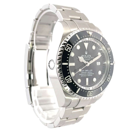 Rolex Sea-Dweller Deepsea 116660, Edelstahl, schwarzes Zifferblatt, Keramik-Lünette, Automatik, aus 2010, poliert und satiniert, 44 mm.
