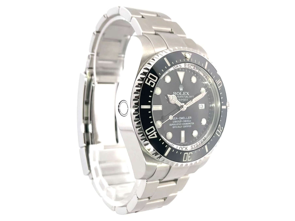 Rolex Sea-Dweller Deepsea 116660, Edelstahl, schwarzes Zifferblatt, Keramik-Lünette, Automatik, aus 2010, poliert und satiniert, 44 mm.