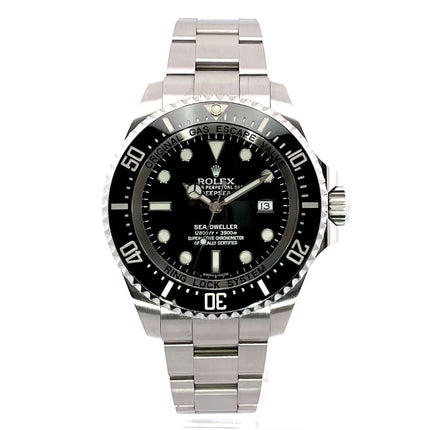 Rolex Sea-Dweller Deepsea 116660 aus Edelstahl, schwarzes Zifferblatt, 44 mm Gehäusedurchmesser, Oyster Armband, 2010 Modell
