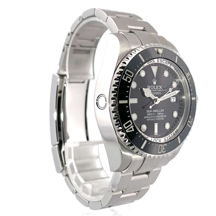 Rolex Sea-Dweller Deepsea 116660 Edelstahl Armband und schwarzes Zifferblatt, polierter und satinierter Edelstahlgehäuse, aus 2012