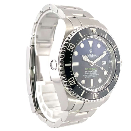 Rolex Sea-Dweller Deepsea 116660 D-Blue, Edelstahluhr mit blau-schwarzem Zifferblatt, einseitig drehbarer Lünette und Oyster Edelstahl Armband