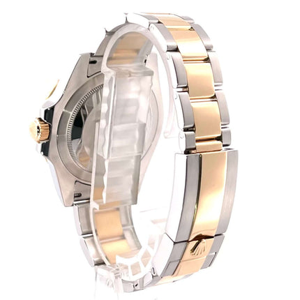 Armband des Rolex GMT-Master II 116713LN aus Edelstahl und 18 kt Gelbgold mit Sicherheitsfaltschließe, poliert und satiniert