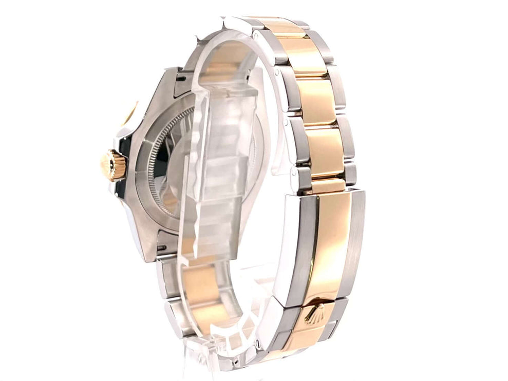 Armband des Rolex GMT-Master II 116713LN aus Edelstahl und 18 kt Gelbgold mit Sicherheitsfaltschließe, poliert und satiniert