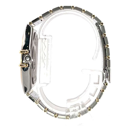 Seitliche Ansicht Omega Constellation 95 Ref. 1202.10.00 Edelstahl/Gelbgold Armband und Faltschließe