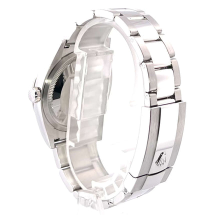 Rückansicht Rolex Datejust 36 Oystersteel Weißgold 126234, Edelstahl-Oysterarmband, Faltschließe, Automatikwerk.