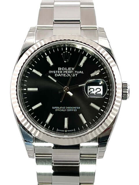 Datejust 36mm Rolex Datejust Gold Silber Schwarz Rolex Datejust 36