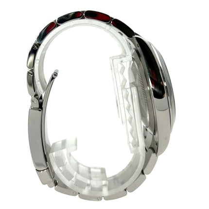 Rolex Datejust 41 Edelstahl 126300 Rückseite Ansicht der Faltschließe und des Oysterbandes