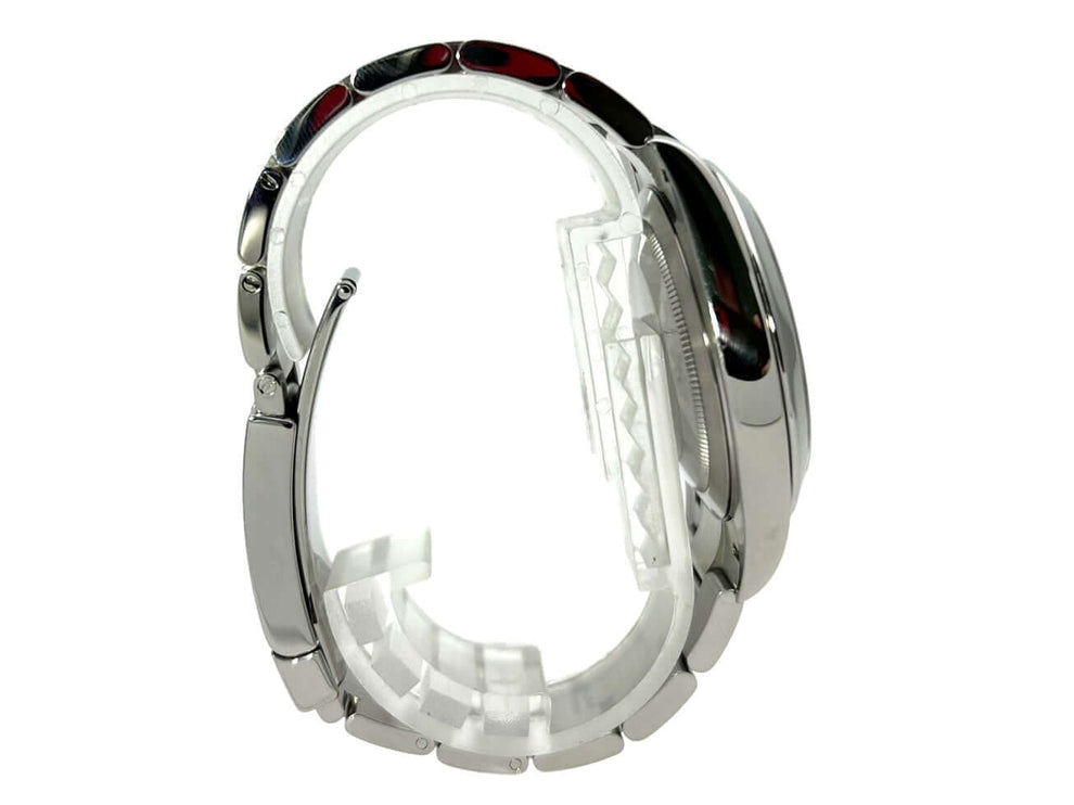 Rolex Datejust 41 Edelstahl 126300 Rückseite Ansicht der Faltschließe und des Oysterbandes