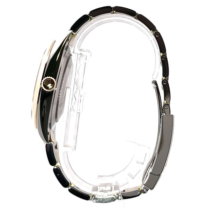 Rolex Datejust 41 Edelstahl Gelbgold 126303 Seitenansicht des Armbands und Gehäuses