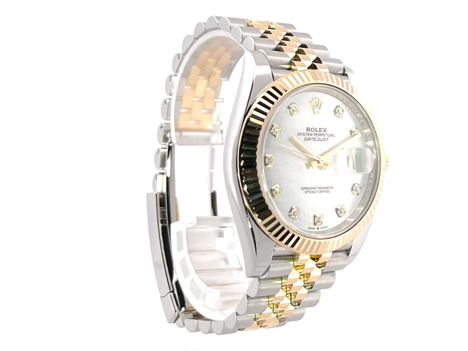 Rolex Datejust 41 126333 Mother of Pearl DIA Jubile bracelet