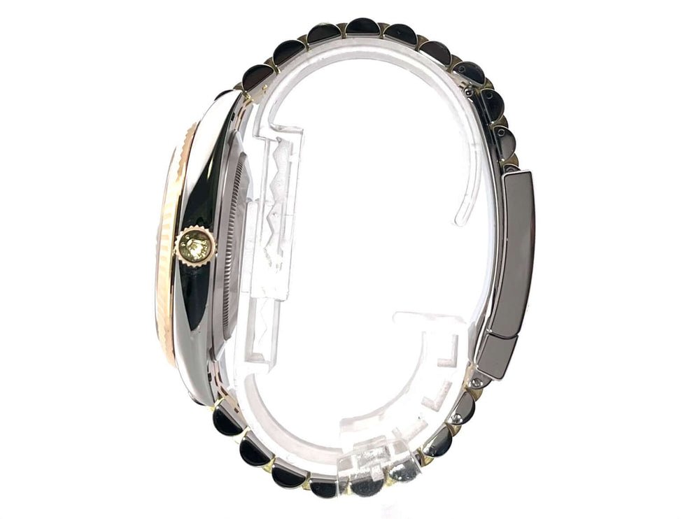 Rolex Datejust 41 Edelstahl Gelbgold Ref. 126333 Seitenansicht Jubile-Band