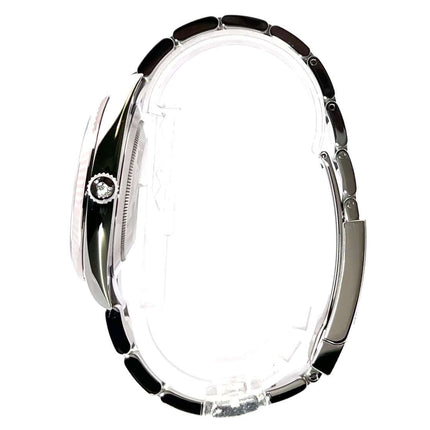 Rolex Datejust 41 Ref. 126334 Edelstahl Weißgold seitliche Ansicht des Gehäuses und Bandes