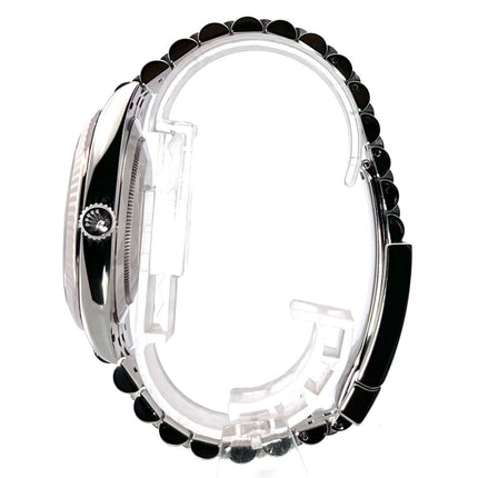 Rolex Datejust 41 Ref. 126334 Seitenansicht Edelstahl / Weißgold Jubile-Armband