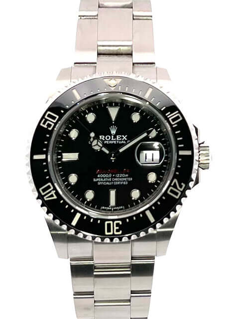 Rolex Sea-Dweller Ref. 126600 MK1 Edelstahl Armband, schwarzes Zifferblatt, schwarze Keramik Lünette, Gehäusedurchmesser 43mm, Automatikwerk