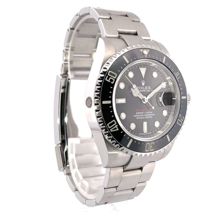 Rolex Sea-Dweller Ref. 126600 MK1, Edelstahlgehäuse 43 mm, schwarze Keramik-Lünette, schwarzes Zifferblatt, Oyster-Armband, 2017 Model.