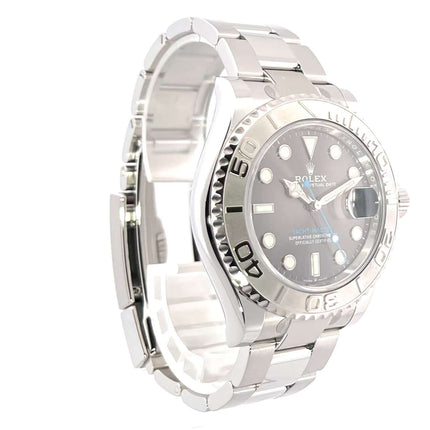 Rolex Yacht-Master 40 Oystersteel Platin 126622 Rhodium Armbanduhr seitlichansicht