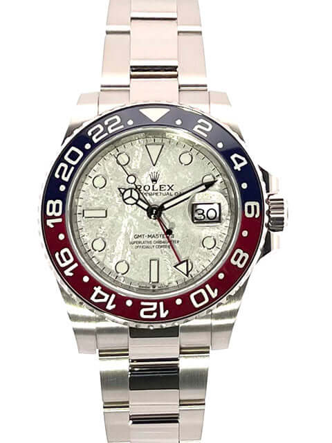 Rolex GMT Master II white gold 126719BLRO Meteorite from 2021