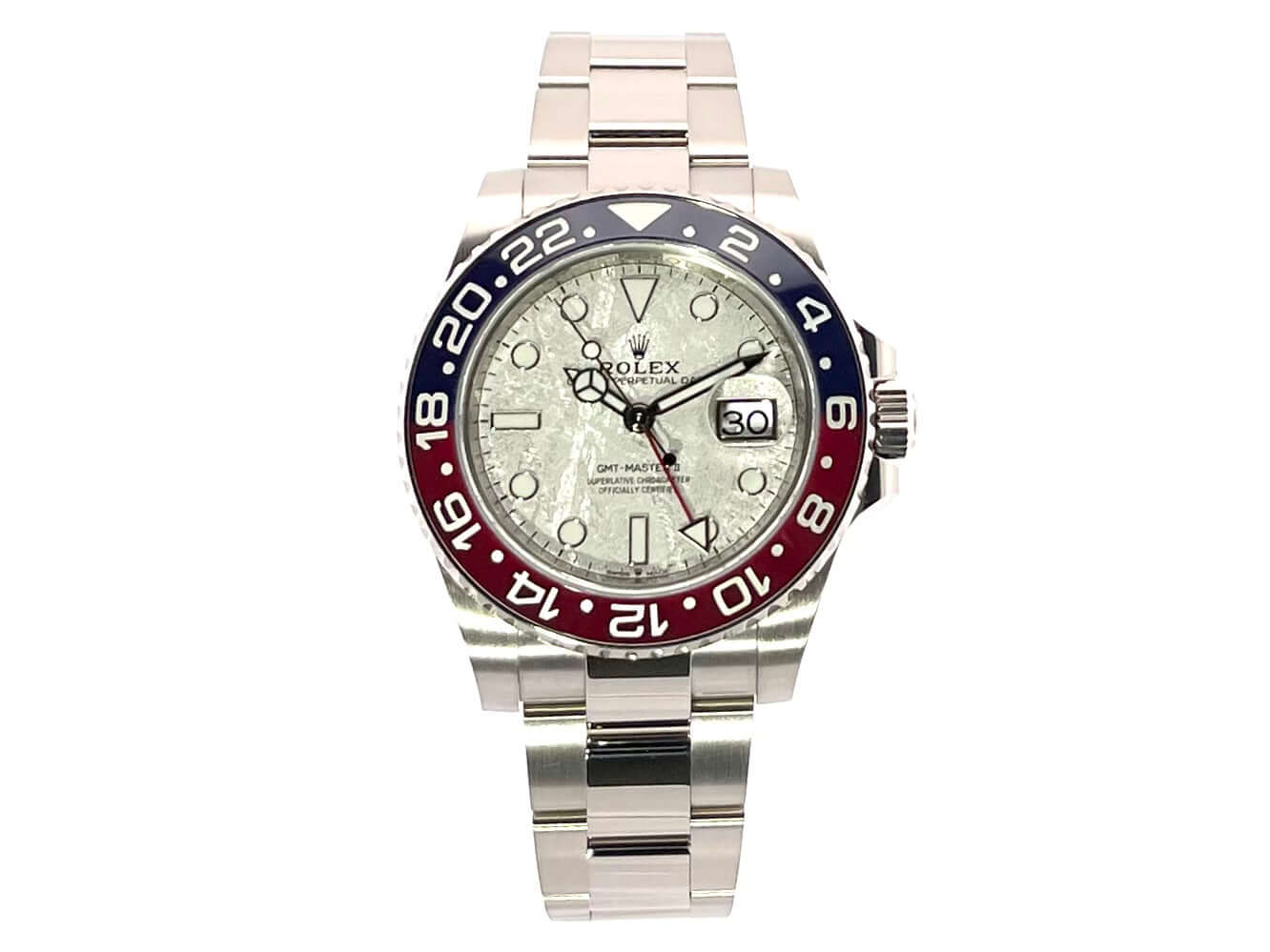 Rolex GMT Master II white gold 126719BLRO Meteorite from 2021