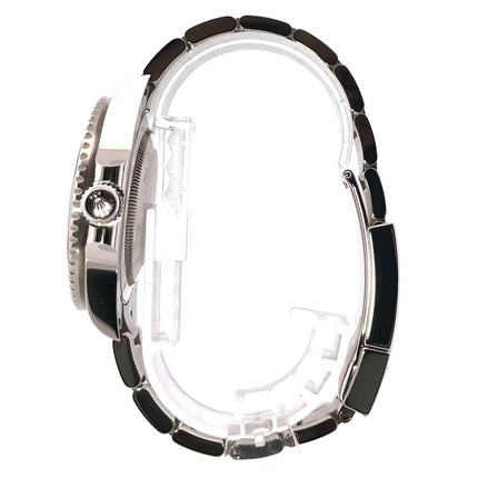 Seitenansicht Rolex GMT Master II Weißgold 126719BLRO Meteorit Armband und Gehäuse