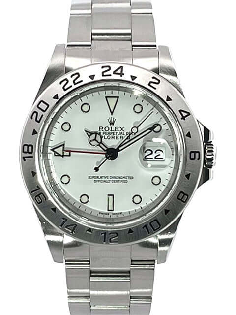 Rolex Explorer 2000 Rolex Explorer II Stainless Steel 16570 White