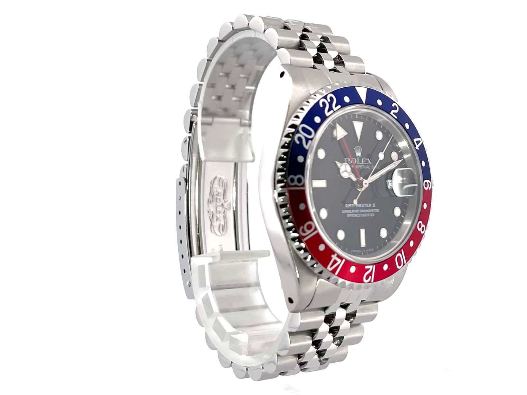 Rolex Uhr Pepsi Design Rolex GMT Master II 16710 Pepsi Jubile Band