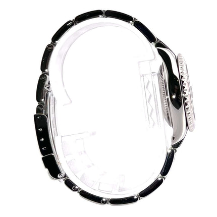 Seitenansicht Rolex Yacht-Master 29 Edelstahl Platin 169622 mit Edelstahlarmband und Platinlünette, Modell aus dem Jahr 2002