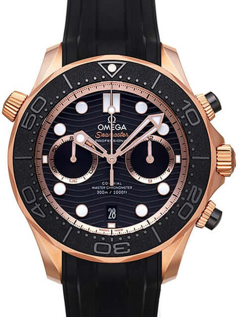 Omega Seamaster Omega Gold Uhren Herren Diver 300M Seamaster Stahl