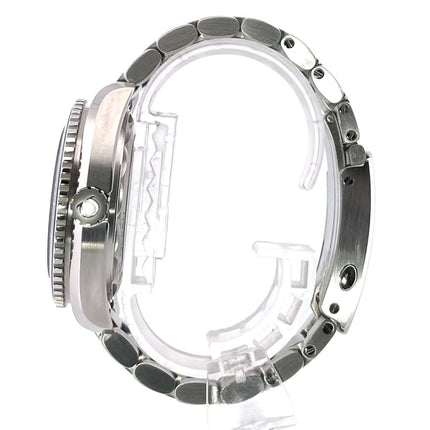 Omega Seamaster Planet Ocean 600m, Edelstahlgehäuse, 39.5mm, Seitenansicht, poliert und satiniert, Edelstahlarmband mit Sicherheitsfaltschließe