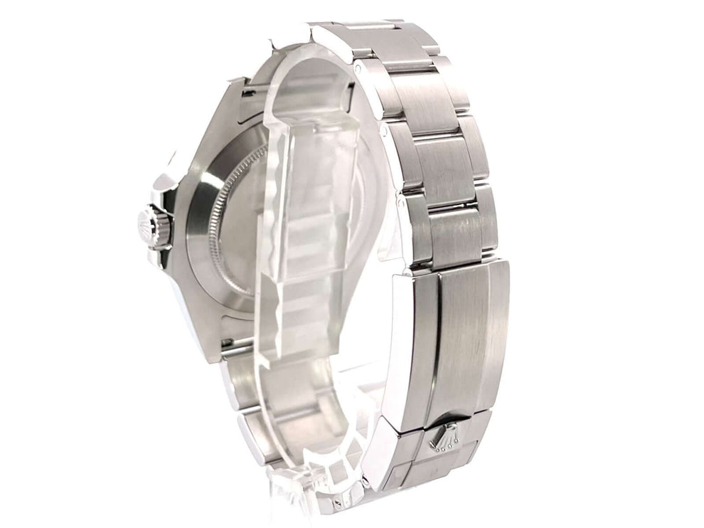 Rückansicht der Rolex Explorer II 42 Edelstahl mit satiniertem Oyster-Armband und Sicherheitsfaltschließe, Ref. 216570, Baujahr 2018