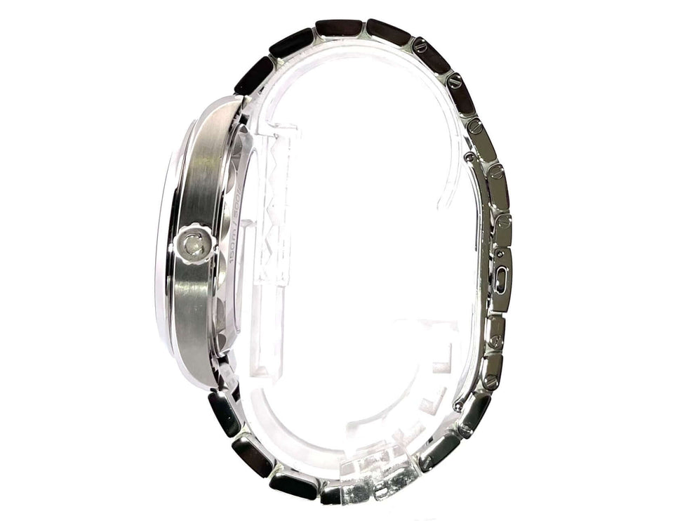 Seite des Omega Seamaster Aqua Terra Master Chronometer Ref. 220.10.41.21.03.002 mit poliertem und satiniertem Edelstahlband