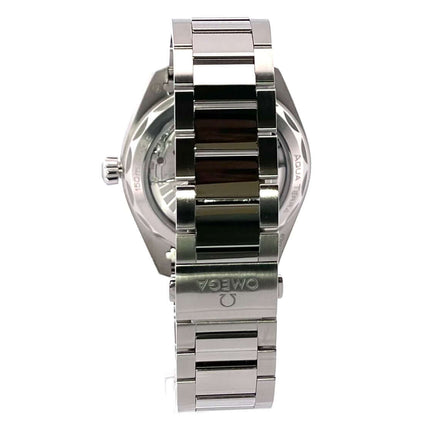 Rückseite der Omega Seamaster Aqua Terra Master Chronometer 220.10.41.21.03.002 mit Edelstahlarmband und Doppelsicherheitsfaltschließe