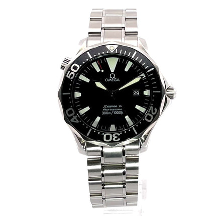 Omega Seamaster 300M Diver 41 Ref. 2264.50.00, Edelstahlgehäuse und Armband, schwarzes Zifferblatt, 41mm, sehr guter Zustand, 2009er Modell.